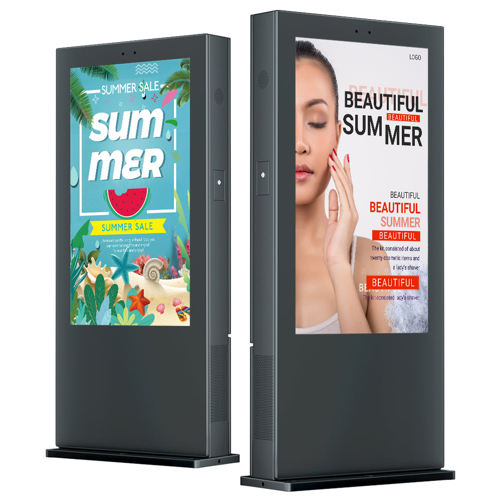 Outdoor Floor Standing Digital Signage | Weatherproof & High Brightness ...